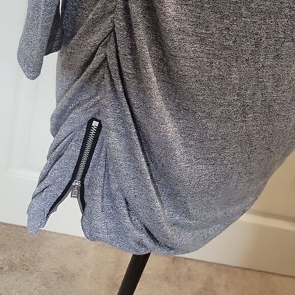 MOSSIMO Gray T-Shirt Dress Size Medium - Picture 5 of 7